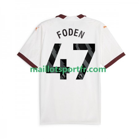 Maillot de Foot Manchester City Phil Foden 47 Exterieur 2023/24